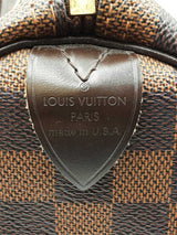 Louis Vuitton Speedy 30 Handbag In Damier Ebene Coated Canvas Fw1225rzxdu