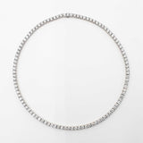 25.75 Cttw Diamond & 14k White Gold Tennis Necklace 4.3g  19 Inch Fw1124lxzxzdu