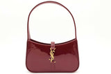 Yves Saint Laurent Le 5 A 7 Mini Burgundy Patent Leather Bag Eb0426irxde
