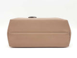 Fendi By The Way Boston Bag In Taupe Vitello Dolce Leather Fw0726orxdu
