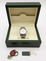 Rolex 116200 36 Datejust Silver Flowers Dial Steel Watch Do0625rxzxde