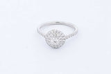 Tiffany & Co. Soleste Diamond Ring In Platinum 3.9 Grams Size 5.75 Eb0426prxzde