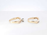 0.88 Cttw Diamond & 14k Yellow Gold Engagement Set 7.6 Grams Size 7 Fw0826sxzd7