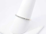 Diamond & 14k Yellow Gold Stacking Ring 1.2 Grams Size 8 Fw0926crdu