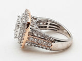 1.94 Cttw Natural Diamonds 14k Two Tone Gold 6.7g Ring Size 5 Do0726llxzde