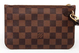Louis Vuitton Damier Ebene Wristlet Pochette Eb0426lxzde