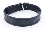 Louis Vuitton X Nigo Heart Monogram & Leather Reversible Bracelet Eb0426lorsa