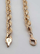 Solid 10k Yellow Gold Rope Chain 116.6 Grams 30 Inch Fw0825pzxzdu