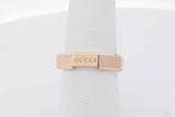 Gucci 18k Yellow Gold Link To Love Ring 6.3 Grams Gucci Size 12 Eb0326rrxsa