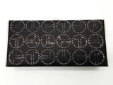 Judith Leiber Black Satin Swarovski Jl Monogram Case Crossbody Bag Do0825oxzde