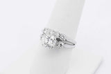 2.34cttw Diamond Ring In 14k White Gold 5.1 Grams Size 7.5 Eb1225oxxzsa