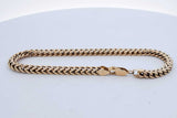 10k Franco Link Chain Bracelet 6.5 Grams 8 Inch Eb0526osxde