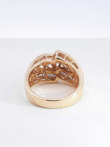 1.09 Cttw Diamond & 14k Yellow Gold Cluster Ring 7.9 Grams Size 7 Fw0426prxdu