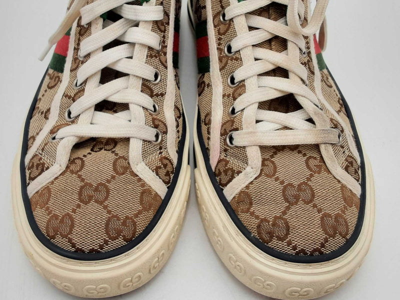 Gucci Gg Monogram Web 1977 Tennis High Top Hs0824lrxsa