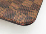 Louis Vuitton Neverfull Pochette In Damier Ebene Coated Canvas Fw0925wirdu