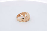 14k Yellow Gold Hisbiscus Flower Dome Ring 3.9 Grams Size 7.75 Eb0626orxdu