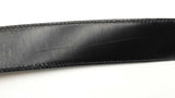 Gucci Interlocking G 40mm Belt In Black Guccissima Leather Size 40 Fw0926lrxdu