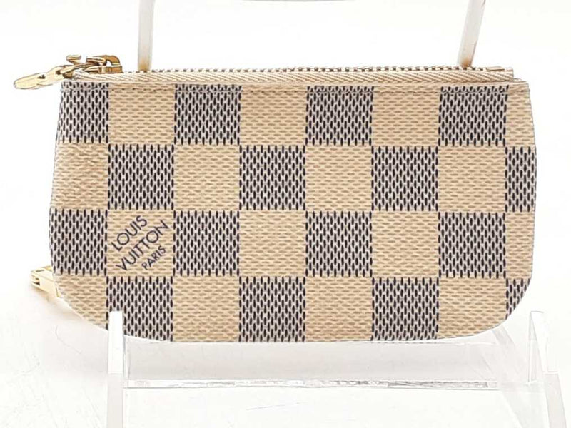 Louis Vuitton Key Pouch Damier Azur White Aa1025crsa
