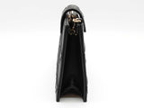 Tory Burch Fleming Mini Black Leather Chain Wallet Sd0826lozde