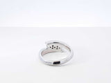 0.45 Cttw Diamond Bypass Ring In 18k White Gold 7 Grams Size 6.75 Fw0626errdu