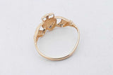 14k Yellow Gold Claddagh Ring 1.6 Grams Size 6 Eb0826lorsa