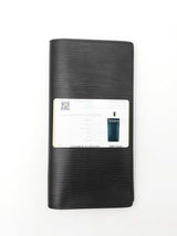 Louis Vuitton Brazza Long Bifold Wallet In Black Epi Leather Fw0225lrzdu