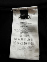 Fendi Black White Logo On Side Sweat Pants Size Italian Xxl Do0425oxzde