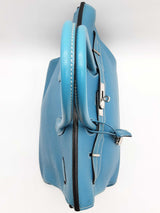 Hermes Birkin 35 Bleu Jean Blue Clemence Palladium Hardware Handbag Do0925erxzde