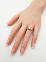 1.02 Cttw Diamond & 14k White Gold Solitaire Engagement Ring 3.9 Grams Size 7.25 Fw0726lcexdu