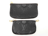 Louis Vuitton Multi Pochette Accessoires In Black Monogram Empreinte Leather Fw0626czxdu