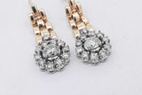 2.32cttw Diamond Drop Stud Earrings In 14k Yellow Gold 6.7 Grams Eb0826lixzsa