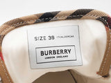 Burberry Jack Trainers In Archive Check Cotton Canvas Size Eu 39 Fw1125ozxdu