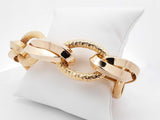 14k Yellow Gold 43.2 Grams Cable Bracelet 10 In Aa0626wzxzsa