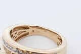 1.6cttw Diamond Ring In 10k Yellow Gold 9.8 Grams Size 7 Eb0826coxdu