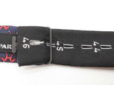 Hermes Navy Blue Red Equestrian H Silk Bowtie Do0726wrde