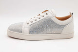 Christian Louboutin Junior Strass Flat Sneakers Size 41.5 Eb0426worsa