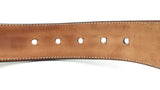 Gucci Beige Canvas Guccissima Belt Brown Belt 80-32 Sd0126lpzdu