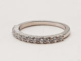 0.45 Cttw Lab Grown Diamonds 0.925 Silver 1.7g Ring Size 7 Do0525rcde