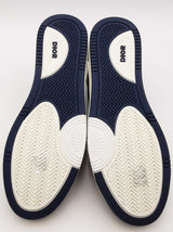 Christian Dior B57 Blue & White Leather Sneakers Size 46 Eb0926orxsa