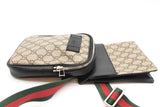 Gucci Double Pouch Gg Monogram Supreme Web Belt Bag Eb0926pxzde