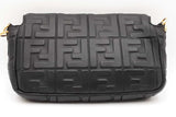 Fendi Black Leather Baguette Shoulder Bag Eb1025cxzdu
