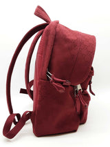 Gucci Gg Monogram Red Canvas Backpack Eb0226lxxzde