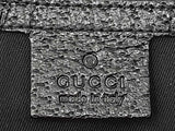 Gucci Travel Tote Bag In Black Gg Monogram Canvas Fabric & Leather Fw0925rzxdu