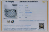 Louis Vuitton Mini Pochette In Damier Azur Coated Canvas Fw1125ozxdu
