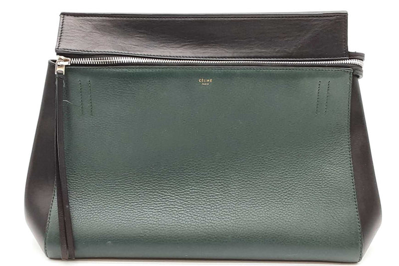 Celine Black & Green Leather Edge Shoulder Bag Eb1125wxzde