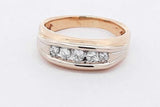 0.75cttw Diamond Ring In 14k Yellow Gold 8.2 Grams Size 12 Eb0826rxzsa