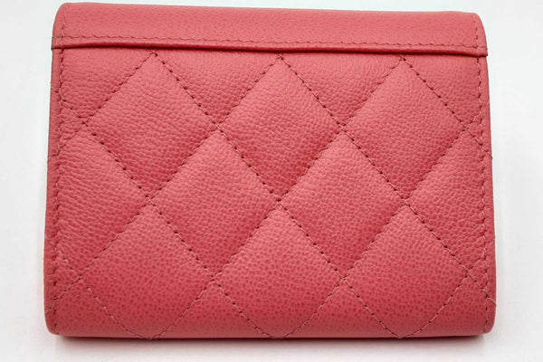 Chanel Quilted Matelasse Pink Wallet Eb0924pxzdu