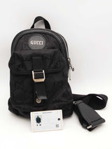 Gucci Black Nylon Off The Grid Sling Backpack Eb0326lrxsa