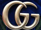 Gucci Blue Velvet Gg Marmont "Modern" Shoulder Bag Eb0926rxzde