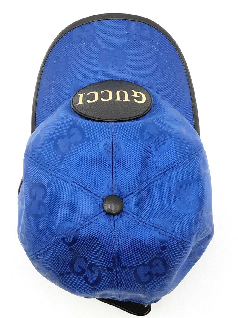 Gucci Off The Grid Blue Baseball Hat Size M 58cm Eb1125lrxdu